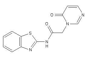 N-(1,3-benzothiazol-2-yl)-2-(6-ketopyrimidin-1-yl)acetamide