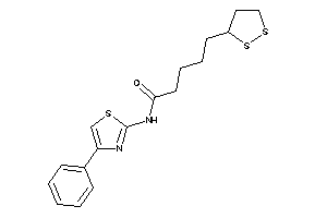 5-(dithiolan-3-yl)-N-(4-phenylthiazol-2-yl)valeramide