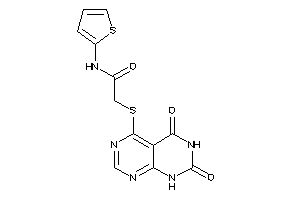 2-[(2,4-diketo-1H-pyrimido[4,5-d]pyrimidin-5-yl)thio]-N-(2-thienyl)acetamide