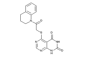 5-[[2-(3,4-dihydro-2H-quinolin-1-yl)-2-keto-ethyl]thio]-1H-pyrimido[4,5-d]pyrimidine-2,4-quinone