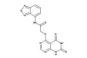2-[(2,4-diketo-1H-pyrimido[4,5-d]pyrimidin-5-yl)thio]-N-piazthiol-4-yl-acetamide