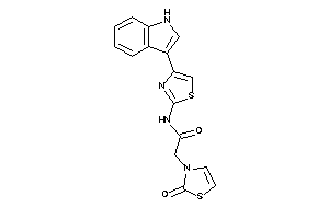 N-[4-(1H-indol-3-yl)thiazol-2-yl]-2-(2-keto-4-thiazolin-3-yl)acetamide