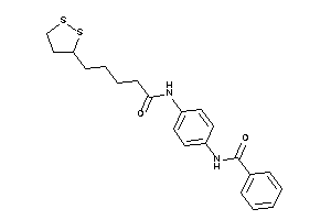 N-[4-[5-(dithiolan-3-yl)pentanoylamino]phenyl]benzamide