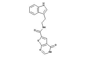 Image of N-[2-(1H-indol-3-yl)ethyl]-4-keto-3H-thieno[2,3-d]pyrimidine-6-carboxamide