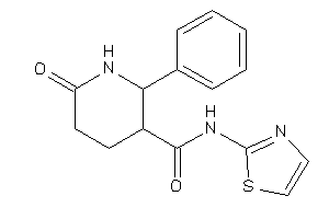 6-keto-2-phenyl-N-thiazol-2-yl-nipecotamide