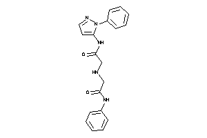 2-[[2-keto-2-[(2-phenylpyrazol-3-yl)amino]ethyl]amino]-N-phenyl-acetamide