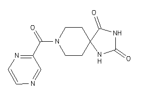 Image of 8-pyrazinoyl-2,4,8-triazaspiro[4.5]decane-1,3-quinone