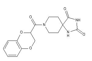 8-(2,3-dihydro-1,4-benzodioxine-3-carbonyl)-2,4,8-triazaspiro[4.5]decane-1,3-quinone