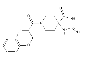 Image of 8-(2,3-dihydro-1,4-benzodioxine-3-carbonyl)-2,4,8-triazaspiro[4.5]decane-1,3-quinone