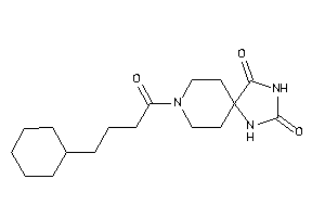 8-(4-cyclohexylbutanoyl)-2,4,8-triazaspiro[4.5]decane-1,3-quinone