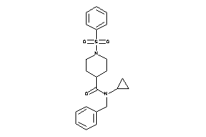 N-benzyl-1-besyl-N-cyclopropyl-isonipecotamide