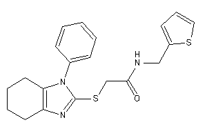 2-[(1-phenyl-4,5,6,7-tetrahydrobenzimidazol-2-yl)thio]-N-(2-thenyl)acetamide