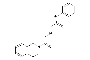 Image of 2-[[2-(3,4-dihydro-1H-isoquinolin-2-yl)-2-keto-ethyl]amino]-N-phenyl-acetamide