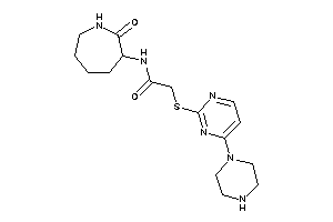 Image of N-(2-ketoazepan-3-yl)-2-[(4-piperazinopyrimidin-2-yl)thio]acetamide