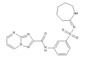 N-[3-(azepan-2-ylideneamino)sulfonylphenyl]-[1,2,4]triazolo[1,5-a]pyrimidine-2-carboxamide