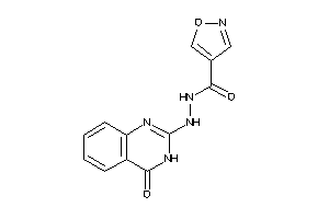 N'-(4-keto-3H-quinazolin-2-yl)isoxazole-4-carbohydrazide