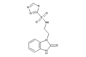 Image of N-[2-(2-keto-3H-benzimidazol-1-yl)ethyl]-1,3,4-thiadiazole-2-sulfonamide