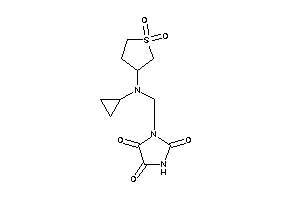 1-[[cyclopropyl-(1,1-diketothiolan-3-yl)amino]methyl]imidazolidine-2,4,5-trione