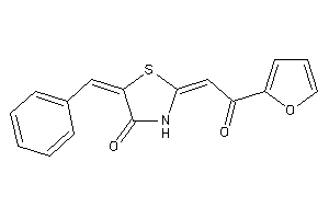 5-benzal-2-[2-(2-furyl)-2-keto-ethylidene]thiazolidin-4-one