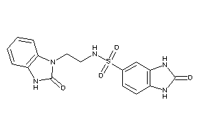 2-keto-N-[2-(2-keto-3H-benzimidazol-1-yl)ethyl]-1,3-dihydrobenzimidazole-5-sulfonamide