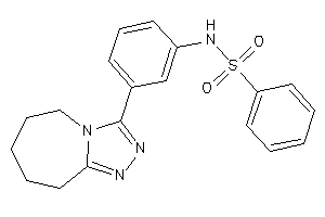 N-[3-(6,7,8,9-tetrahydro-5H-[1,2,4]triazolo[4,3-a]azepin-3-yl)phenyl]benzenesulfonamide