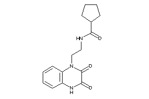 Image of N-[2-(2,3-diketo-4H-quinoxalin-1-yl)ethyl]cyclopentanecarboxamide