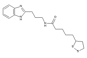 N-[3-(1H-benzimidazol-2-yl)propyl]-5-(dithiolan-3-yl)valeramide