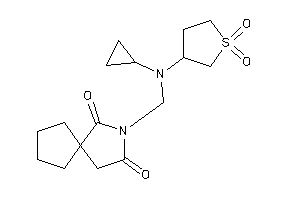 3-[[cyclopropyl-(1,1-diketothiolan-3-yl)amino]methyl]-3-azaspiro[4.4]nonane-2,4-quinone