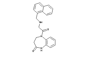 1-[2-(1-naphthylmethylamino)acetyl]-3,5-dihydro-2H-1,5-benzodiazepin-4-one