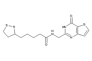 5-(dithiolan-3-yl)-N-[(4-keto-3H-thieno[3,2-d]pyrimidin-2-yl)methyl]valeramide