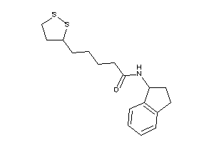 5-(dithiolan-3-yl)-N-indan-1-yl-valeramide