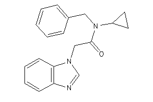 2-(benzimidazol-1-yl)-N-benzyl-N-cyclopropyl-acetamide