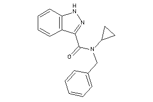 N-benzyl-N-cyclopropyl-1H-indazole-3-carboxamide