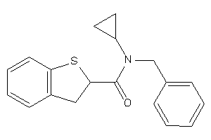 N-benzyl-N-cyclopropyl-2,3-dihydrobenzothiophene-2-carboxamide
