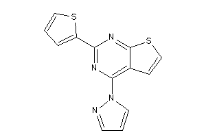 4-pyrazol-1-yl-2-(2-thienyl)thieno[2,3-d]pyrimidine