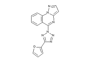 Image of 5-[5-(2-furyl)tetrazol-2-yl]pyrazolo[1,5-a]quinazoline