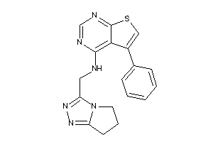 Image of 6,7-dihydro-5H-pyrrolo[2,1-c][1,2,4]triazol-3-ylmethyl-(5-phenylthieno[2,3-d]pyrimidin-4-yl)amine