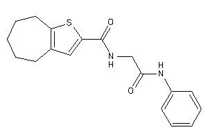 N-(2-anilino-2-keto-ethyl)-5,6,7,8-tetrahydro-4H-cyclohepta[b]thiophene-2-carboxamide