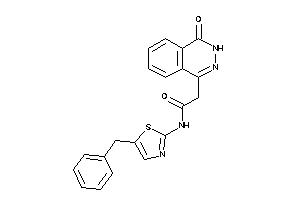 N-(5-benzylthiazol-2-yl)-2-(4-keto-3H-phthalazin-1-yl)acetamide