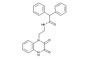 N-[2-(2,3-diketo-4H-quinoxalin-1-yl)ethyl]-2,2-diphenyl-acetamide