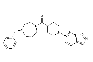 (4-benzyl-1,4-diazepan-1-yl)-[1-([1,2,4]triazolo[3,4-f]pyridazin-6-yl)-4-piperidyl]methanone