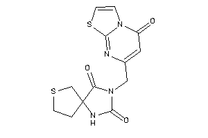 Image of 3-[(5-ketothiazolo[3,2-a]pyrimidin-7-yl)methyl]-7-thia-1,3-diazaspiro[4.4]nonane-2,4-quinone