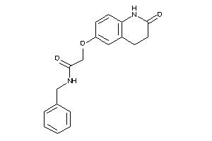 N-benzyl-2-[(2-keto-3,4-dihydro-1H-quinolin-6-yl)oxy]acetamide