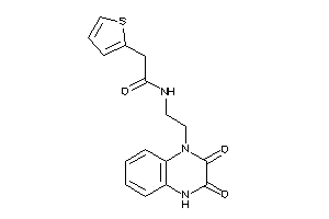 Image of N-[2-(2,3-diketo-4H-quinoxalin-1-yl)ethyl]-2-(2-thienyl)acetamide