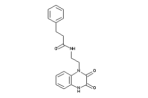 N-[2-(2,3-diketo-4H-quinoxalin-1-yl)ethyl]-3-phenyl-propionamide