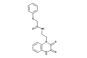 N-[2-(2,3-diketo-4H-quinoxalin-1-yl)ethyl]-2-phenoxy-acetamide