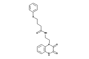N-[2-(2,3-diketo-4H-quinoxalin-1-yl)ethyl]-4-phenoxy-butyramide