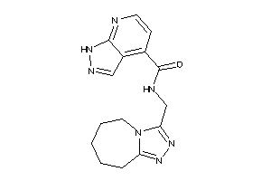 N-(6,7,8,9-tetrahydro-5H-[1,2,4]triazolo[4,3-a]azepin-3-ylmethyl)-1H-pyrazolo[3,4-b]pyridine-4-carboxamide