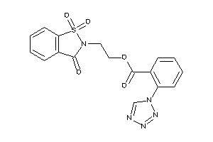 2-(tetrazol-1-yl)benzoic Acid 2-(1,1,3-triketo-1,2-benzothiazol-2-yl)ethyl Ester