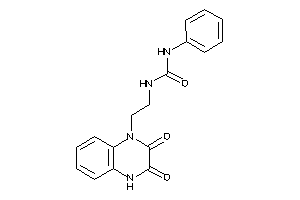 1-[2-(2,3-diketo-4H-quinoxalin-1-yl)ethyl]-3-phenyl-urea
